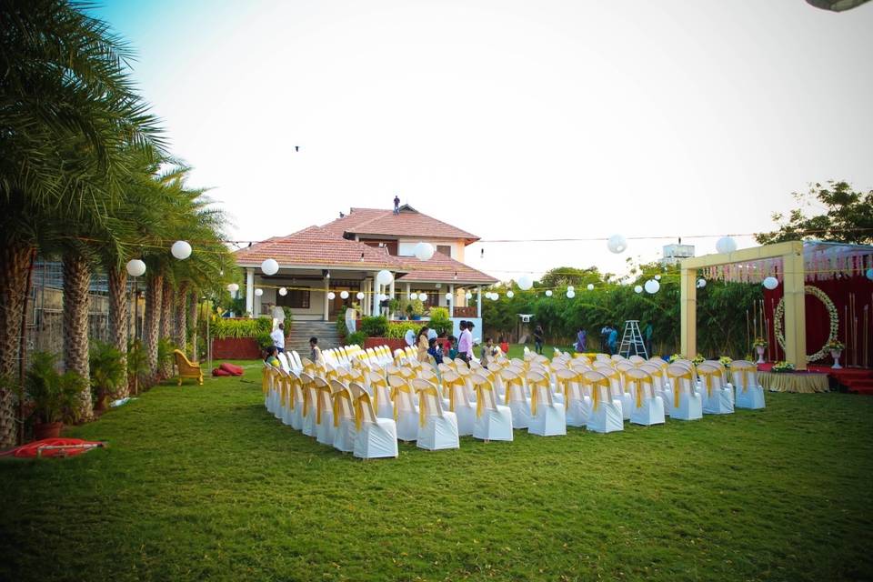 Reception at lawn