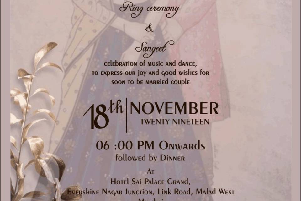 Sangeet Invite