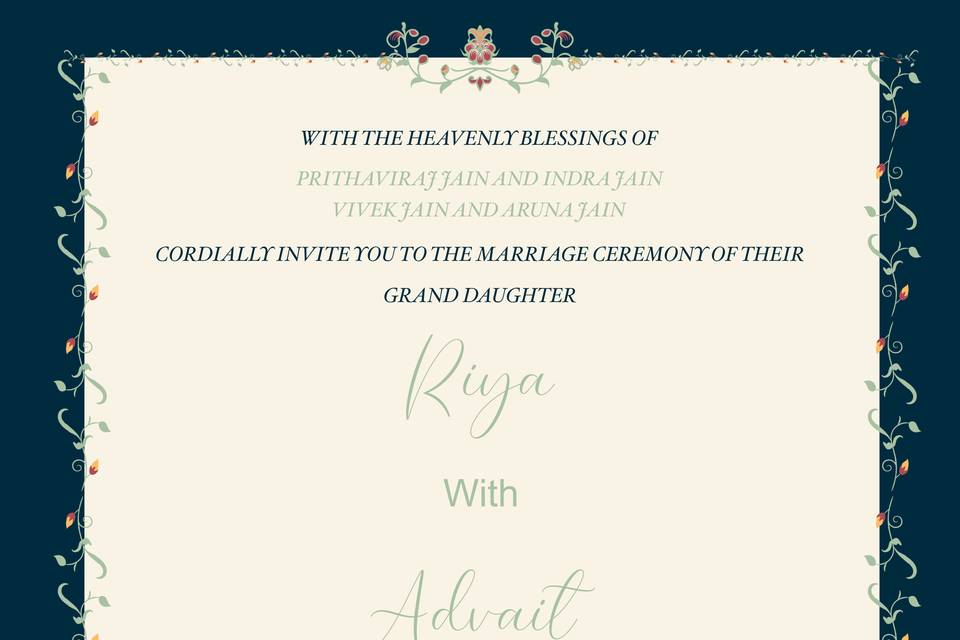 Wedding E-Invite