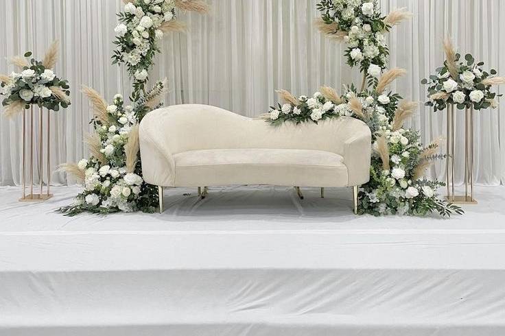 Reception decor