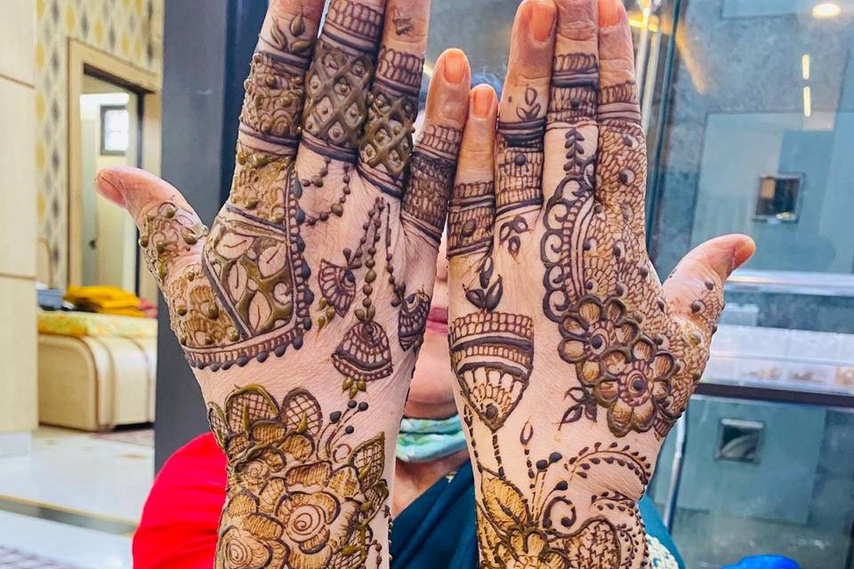 Bridal mehendi dulha dulhan