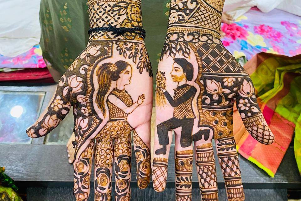 Groom mehendi