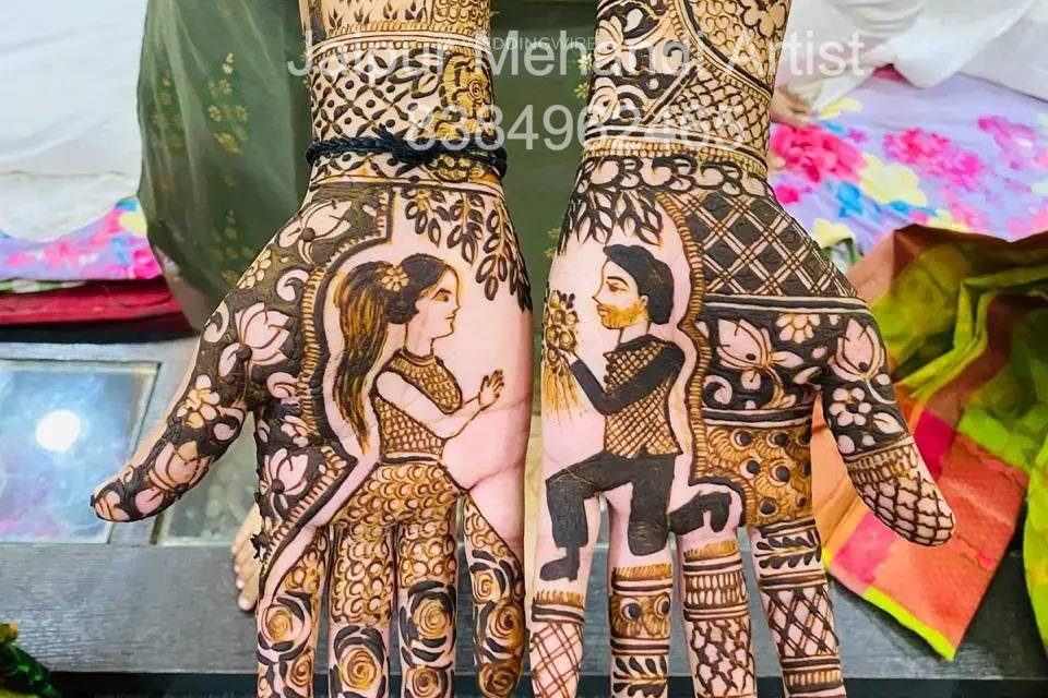 Boy propose to girl mehndi