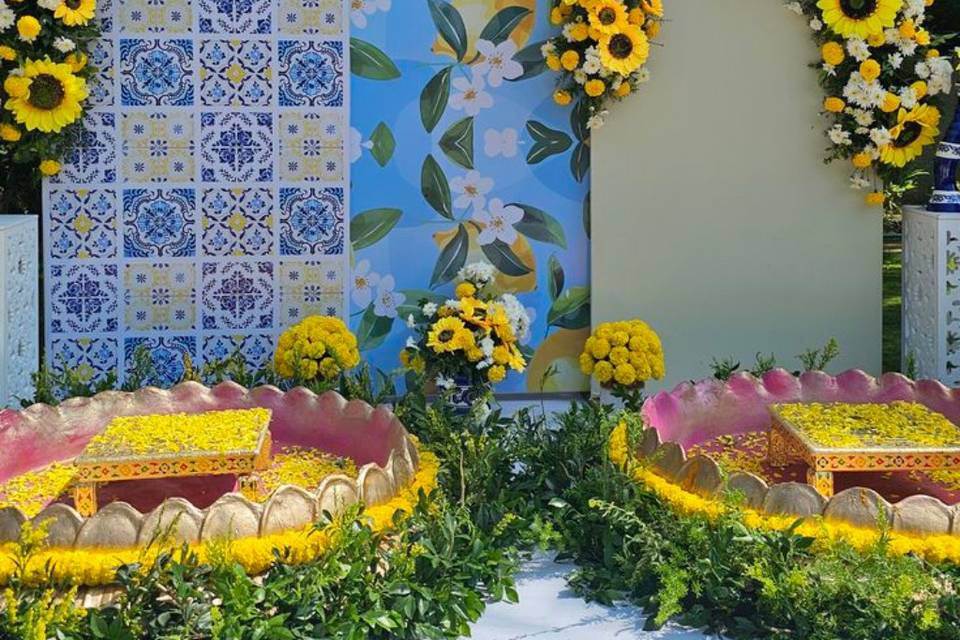 Haldi decor