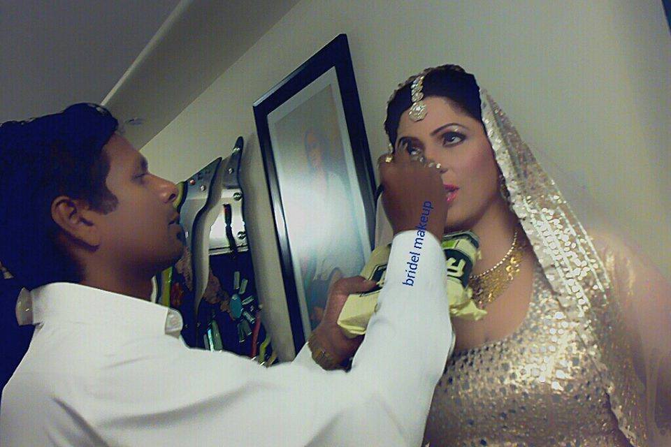 Bridal makeup