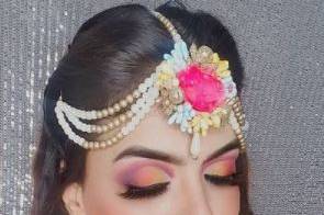 Haldi makeup