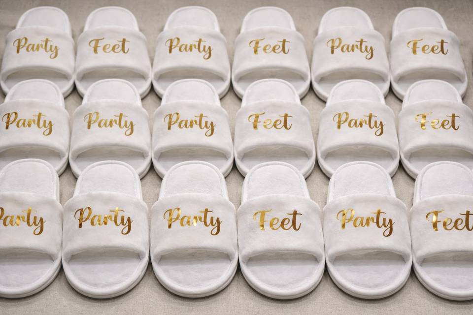 Customised slippers