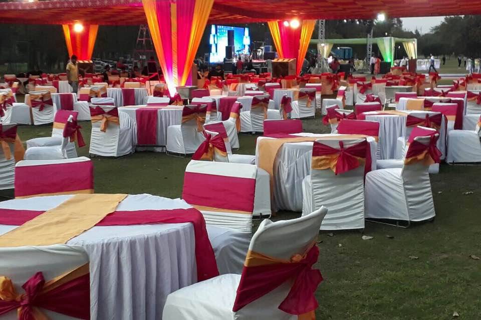 Tent and decor