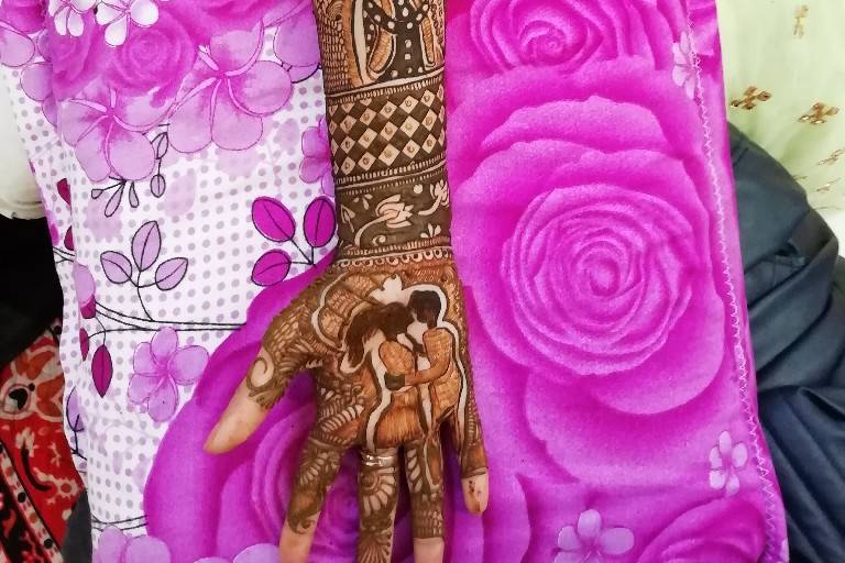Bridal feet Mehndi design