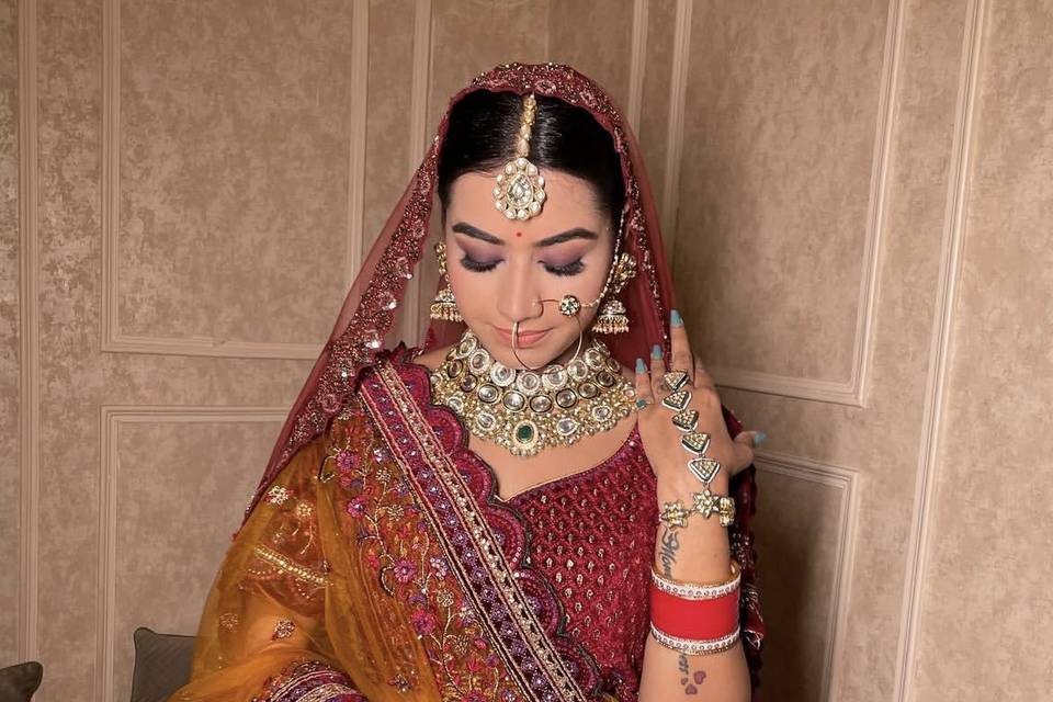 Bridal makeup