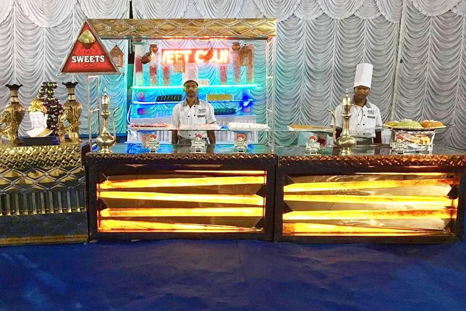 Catering setup