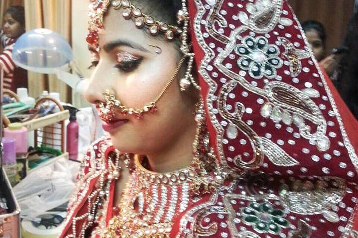 Bridal makeup