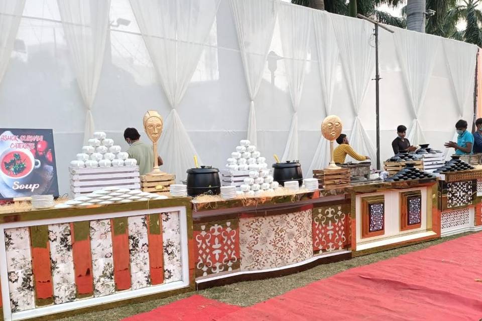 Catering setup