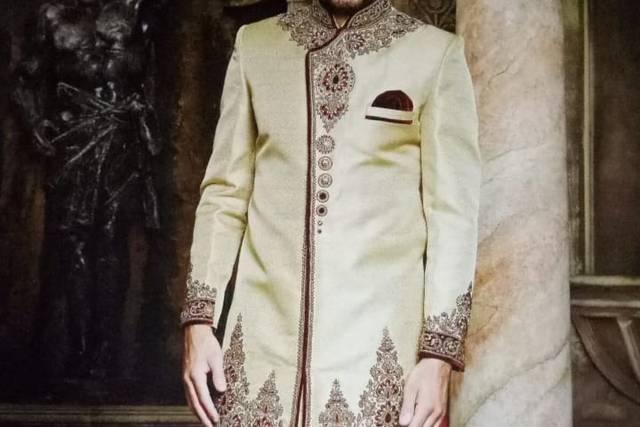 Indo western for groom on sale 2018