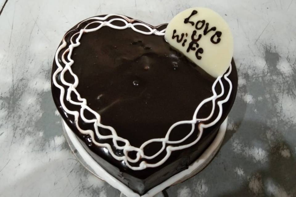 Heart shaped cake