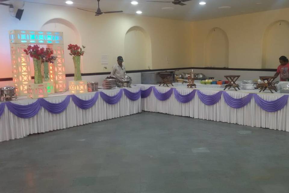 Catering setup