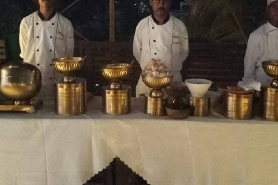Catering setup
