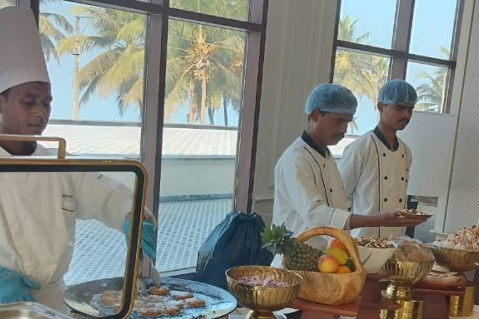 Catering setup
