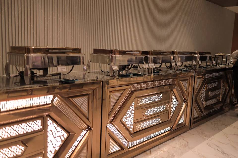 Catering setup