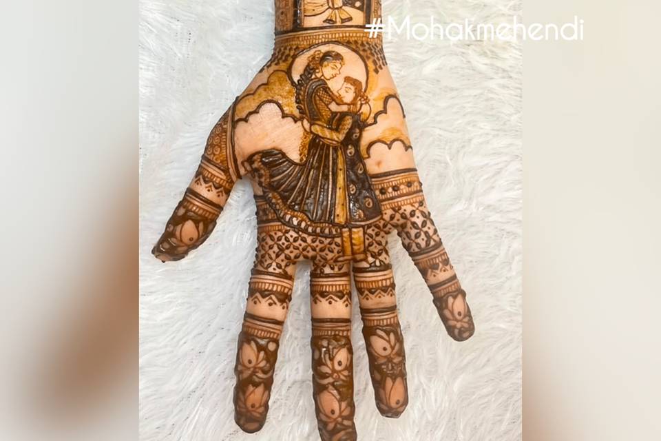 Customised bridal mehendi