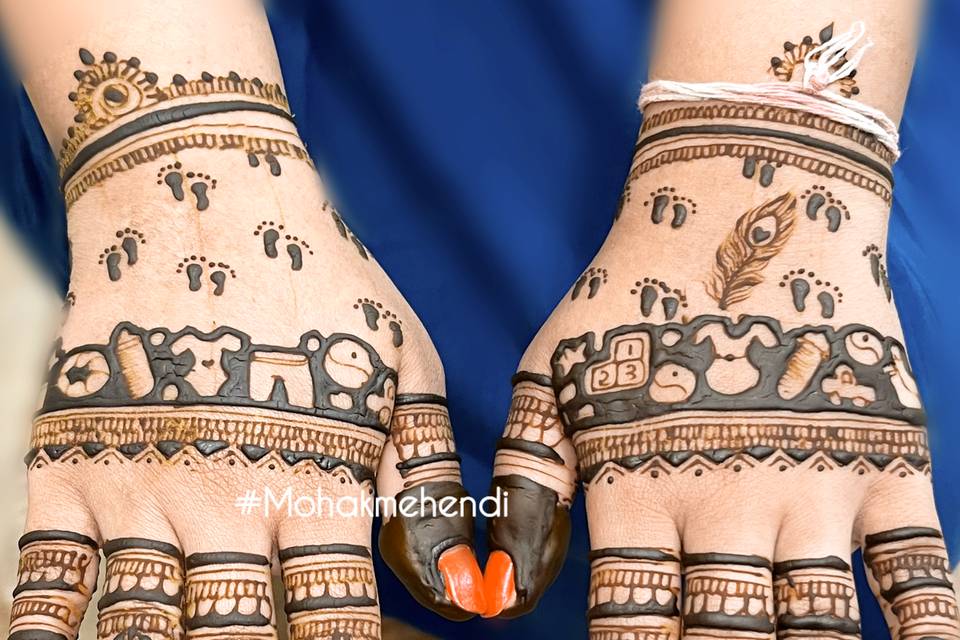 Babyshower mehendi design
