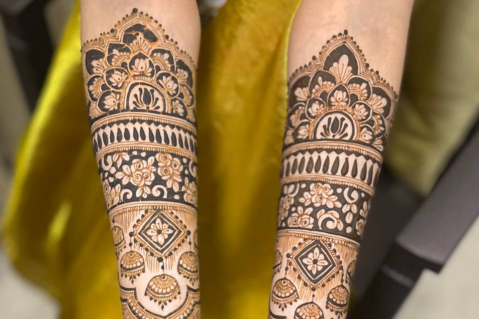 Non bridal mehendi design