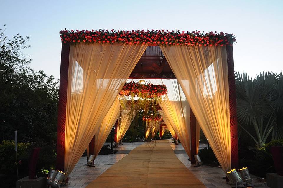 mandap set up