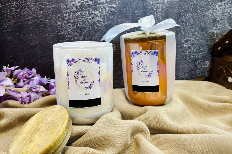 Amphora wedding candles