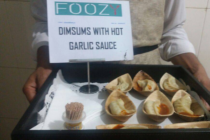 Dimsums with Hot Garlic Sauce