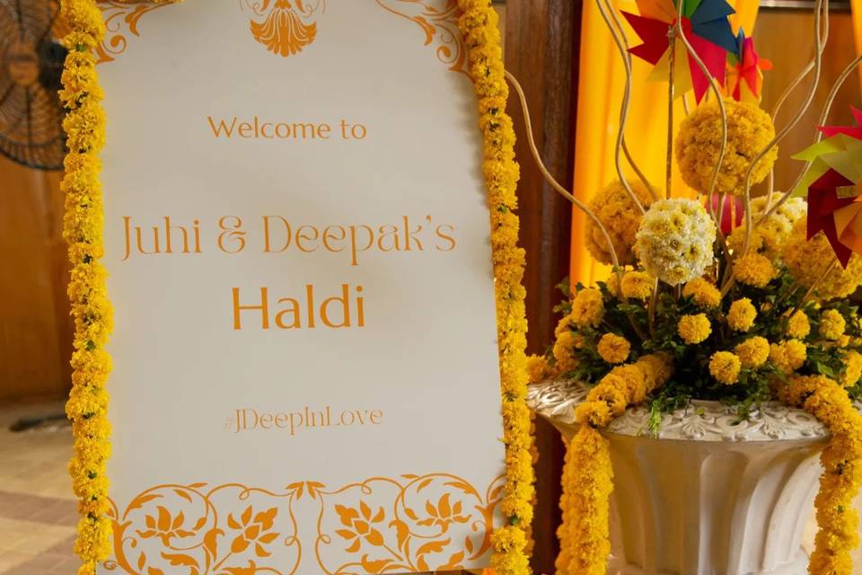 Haldi decor