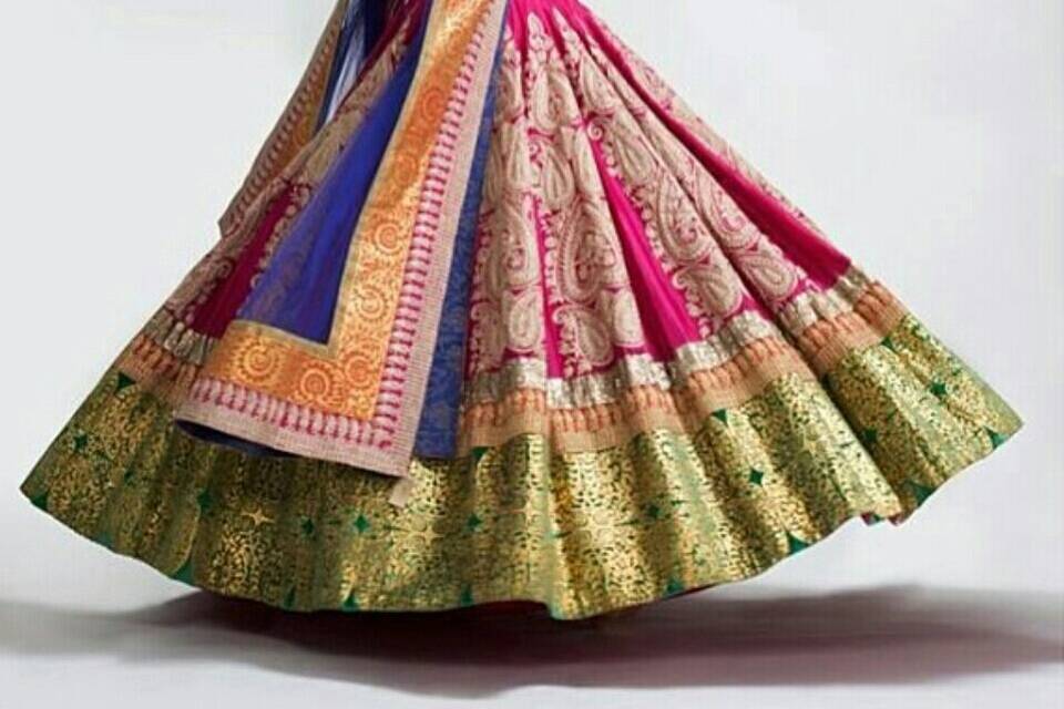 Silk lehenga