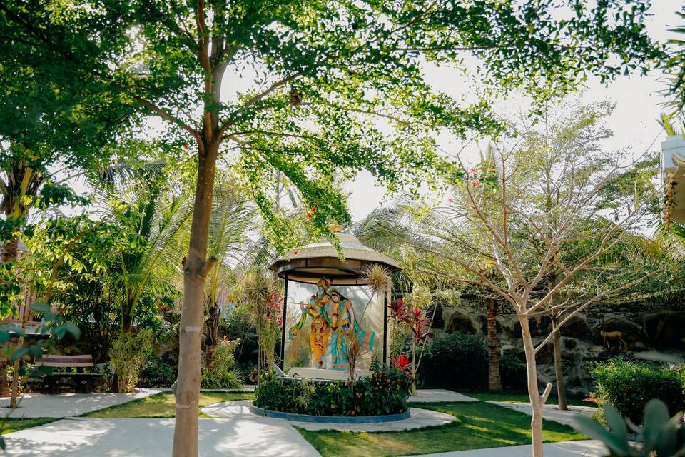 Radha krishna temple area