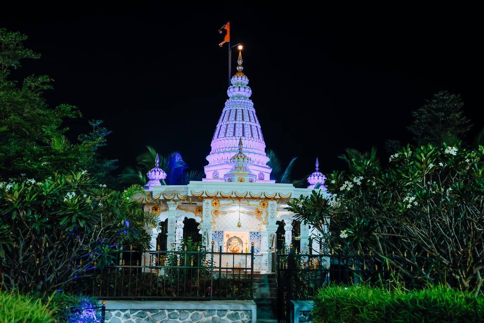 Datta temple night view