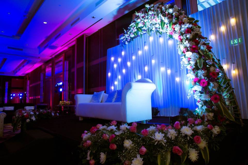 B & G stage for Sangeet