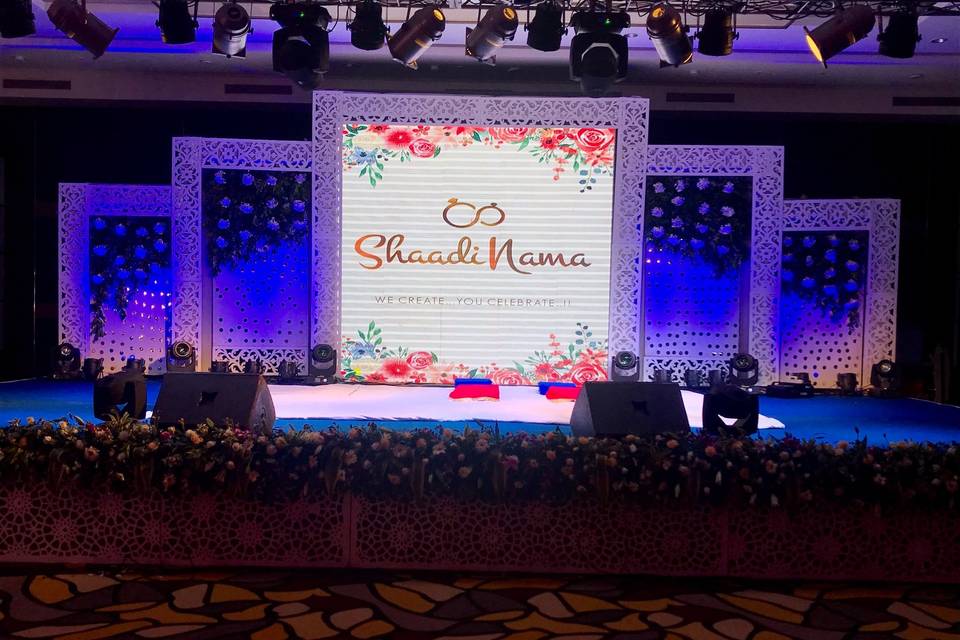 Sangeet Backdrop for Banquet