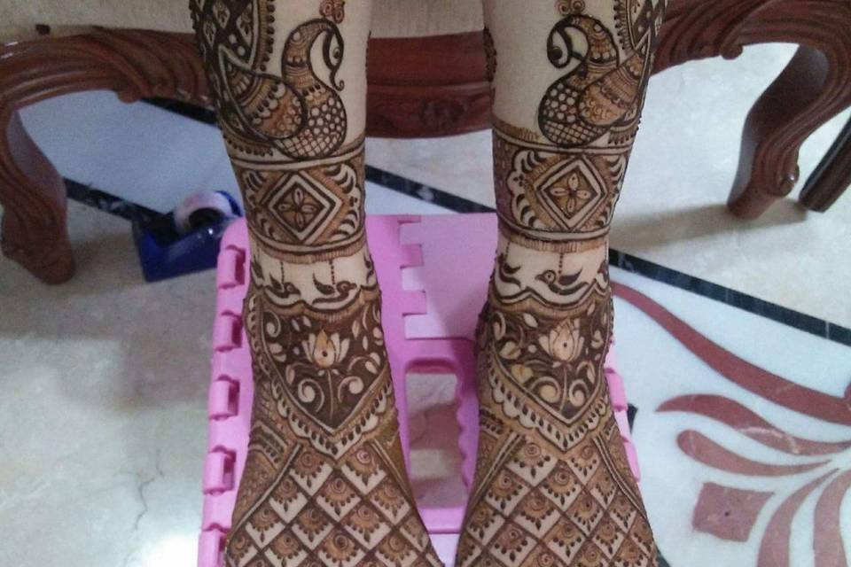 Bridal mehndi