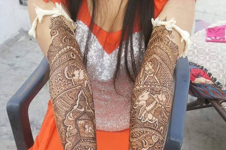 Bridal mehndi