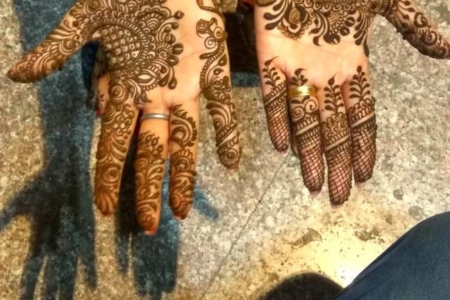 Bridal mehndi