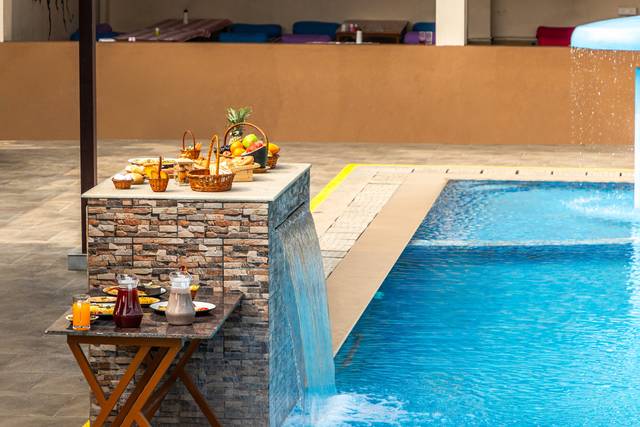Poolside