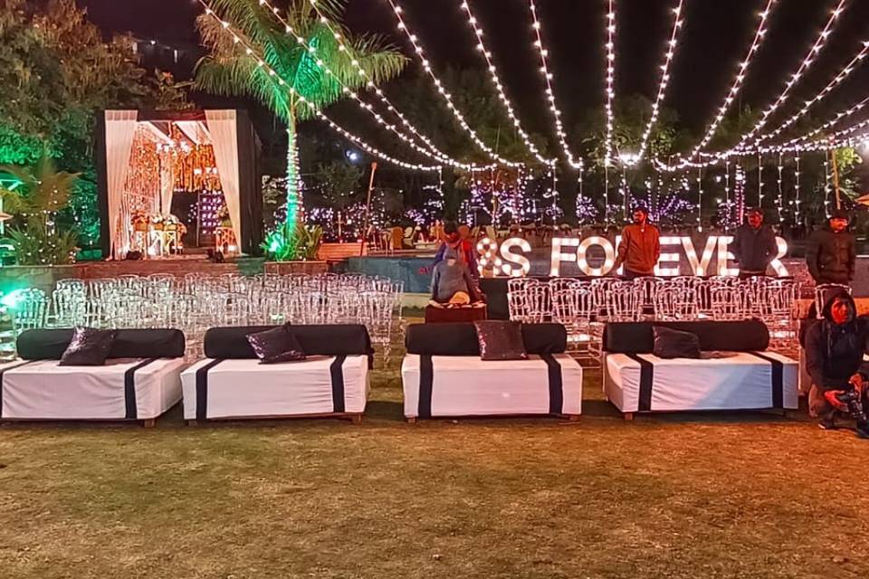 Reception decor