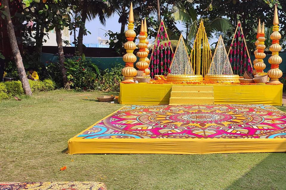 Haldi decor