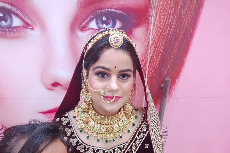 Bridal makeup