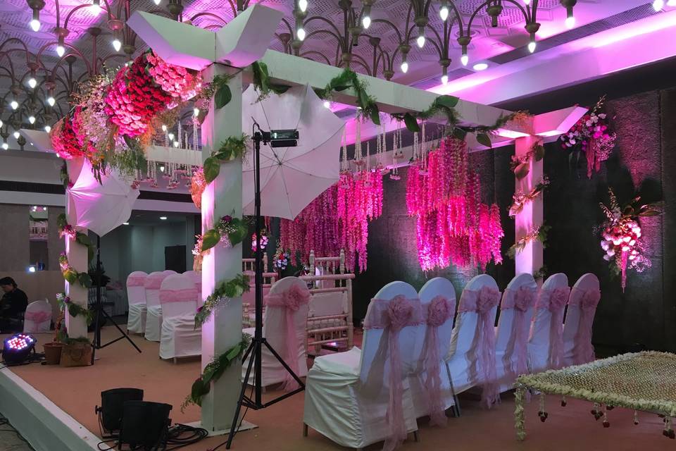 Wedding mandap decor