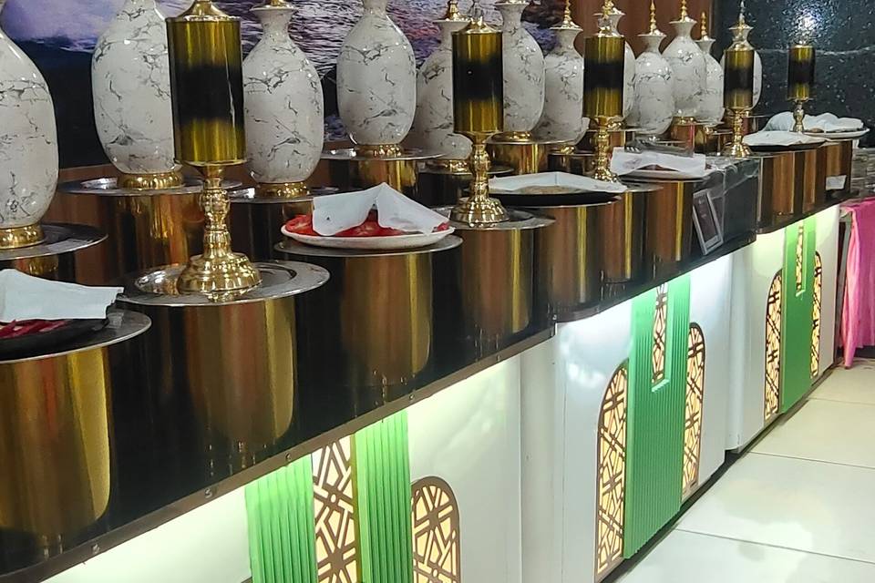 Catering setup