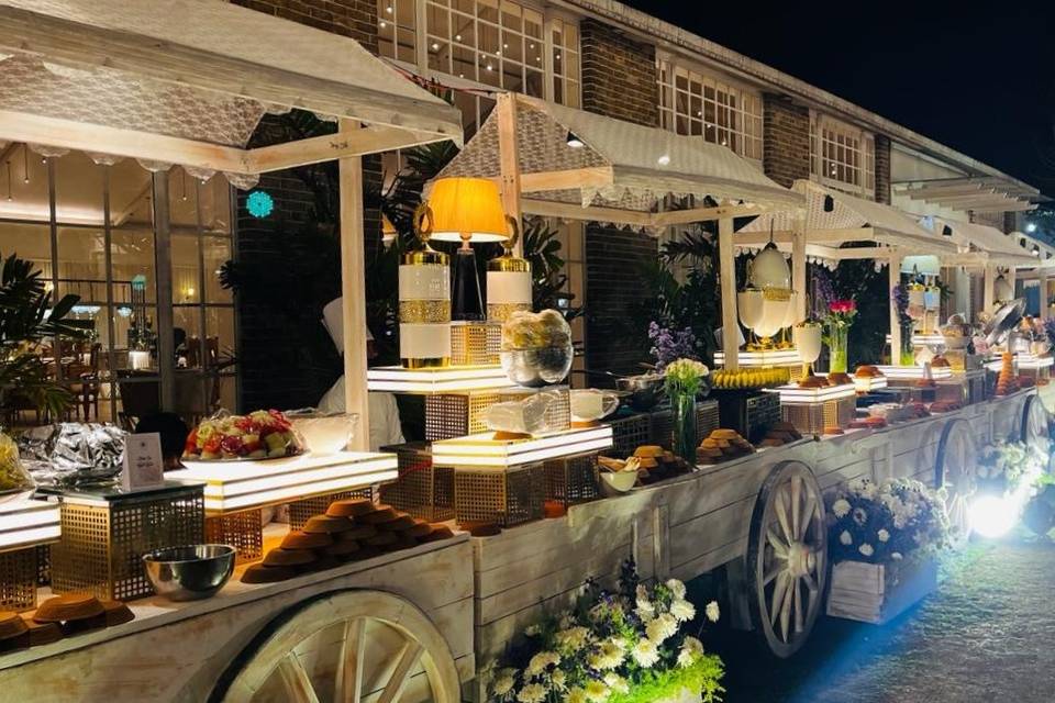 Catering setup
