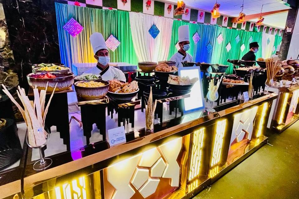 Catering setup