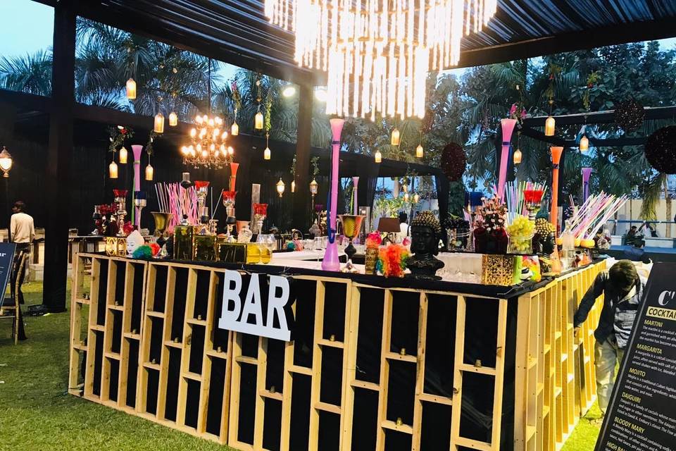 Catering setup