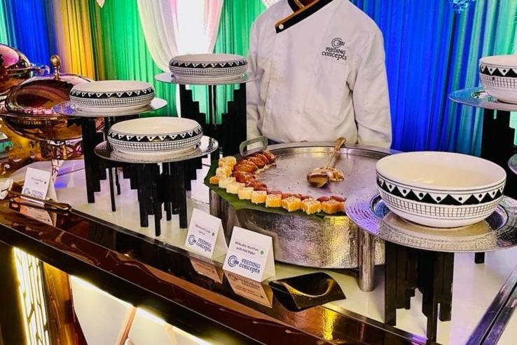 Catering setup