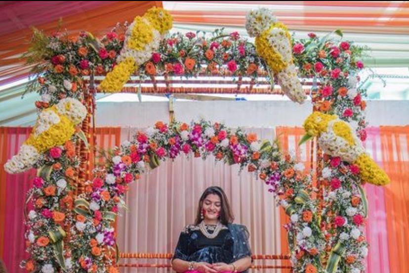 Mehendi Backdrop