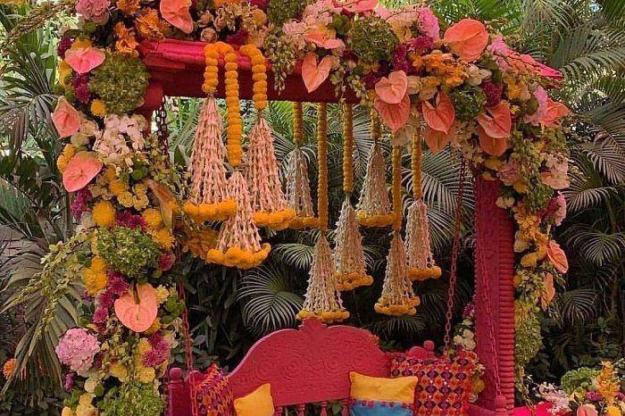 Mehendi Backdrop